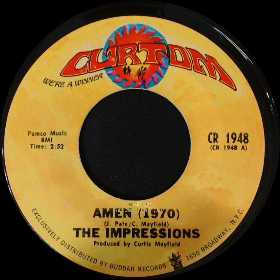 The Impressions - Amen (1970) / Wherever She Leadeth Me side A
