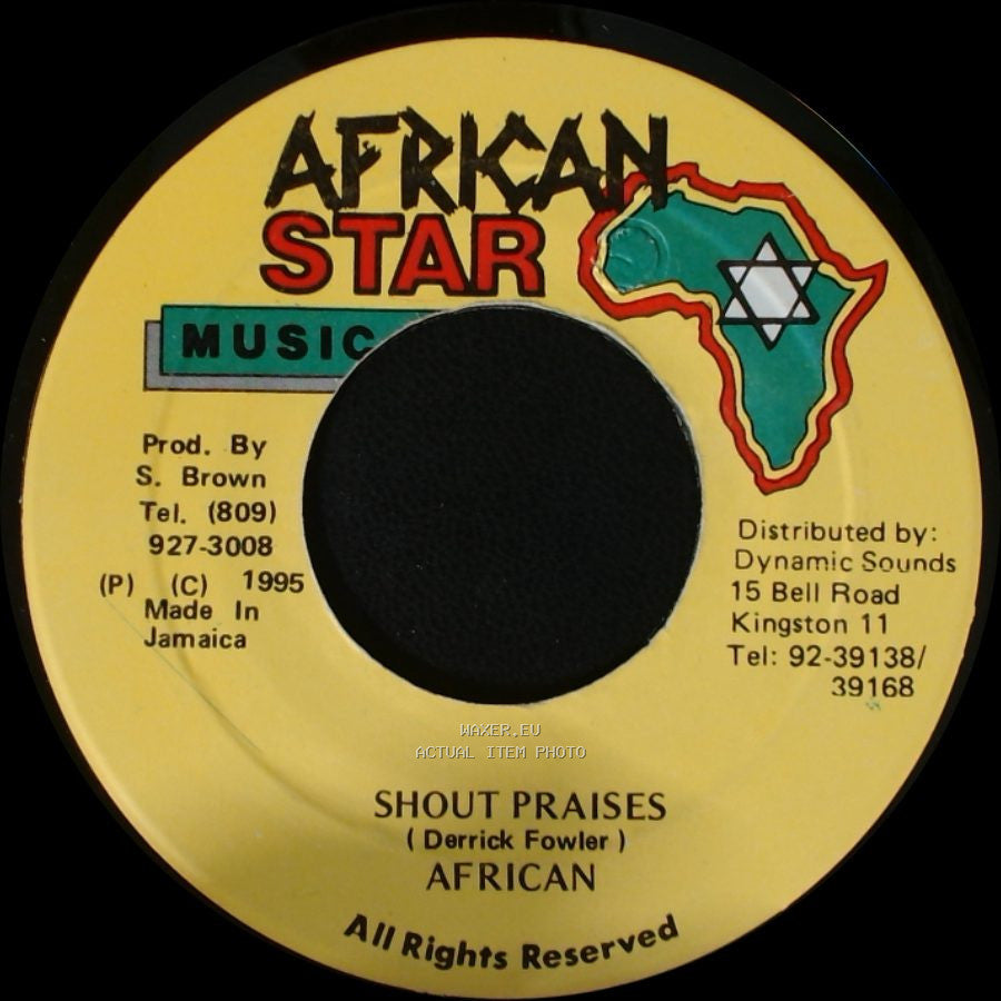 African / Sly & Robbie - Shout Praises / Version side A