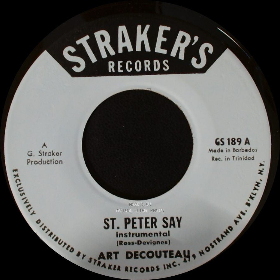 Art Decouteau / Art Decoutea Orch. - St. Peter Say / Cannon In D side A
