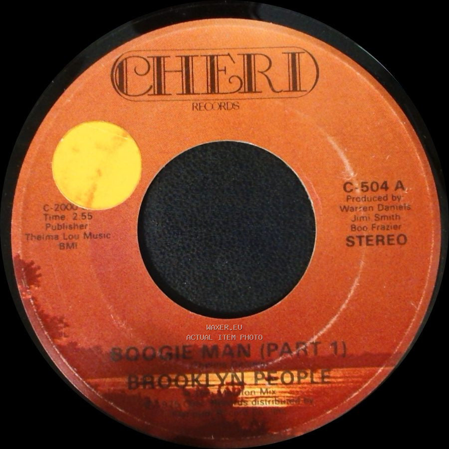 Brooklyn People - Boogie Man (Part 1) / Boogie Man (Part 2) side A