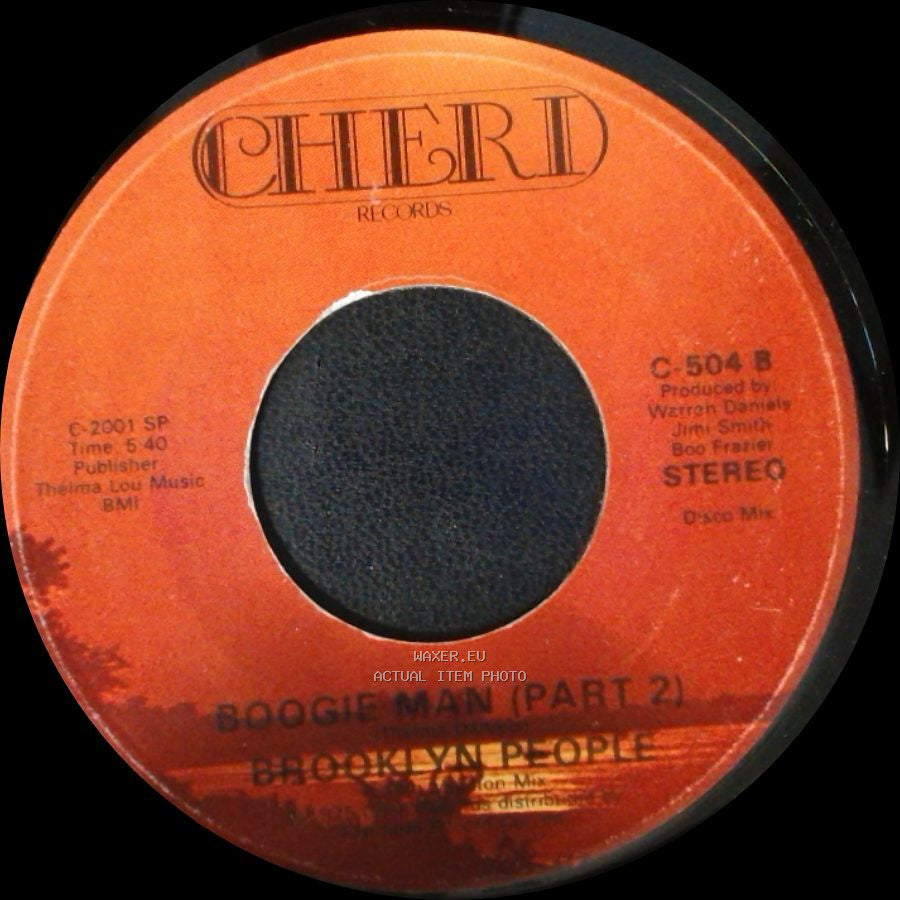 Brooklyn People - Boogie Man (Part 1) / Boogie Man (Part 2) side B