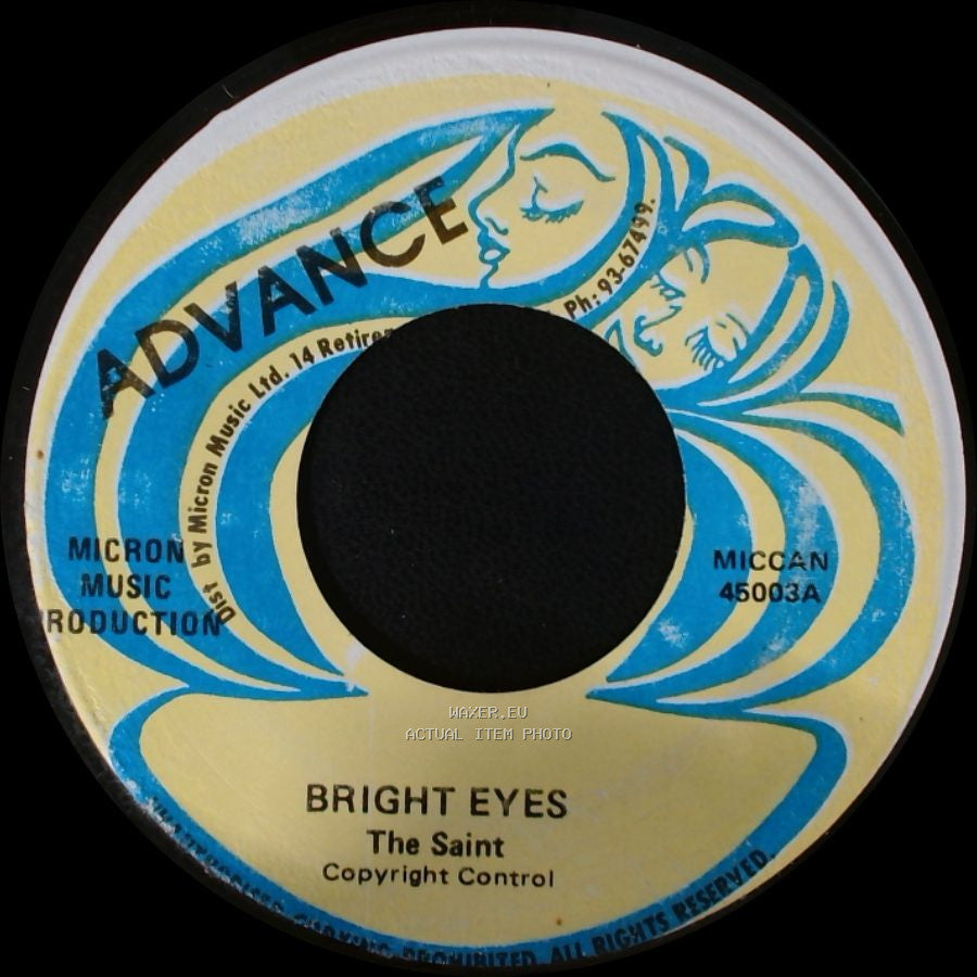 The Saint / The Revolutionaries - Bright Eyes / Version side A