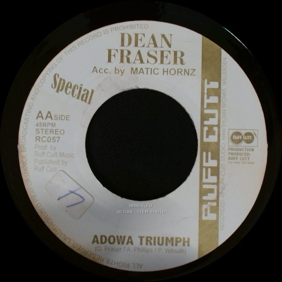 Nereus Joseph / Dean Fraser - Jah Never Fail I / Adowa Triumph side B