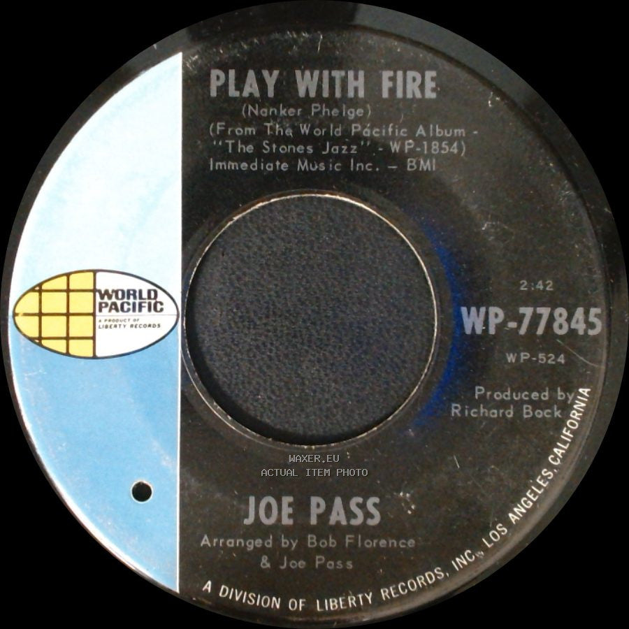 Joe Pass - Play With Fire / (I Can't Get No) Satisfaction side A