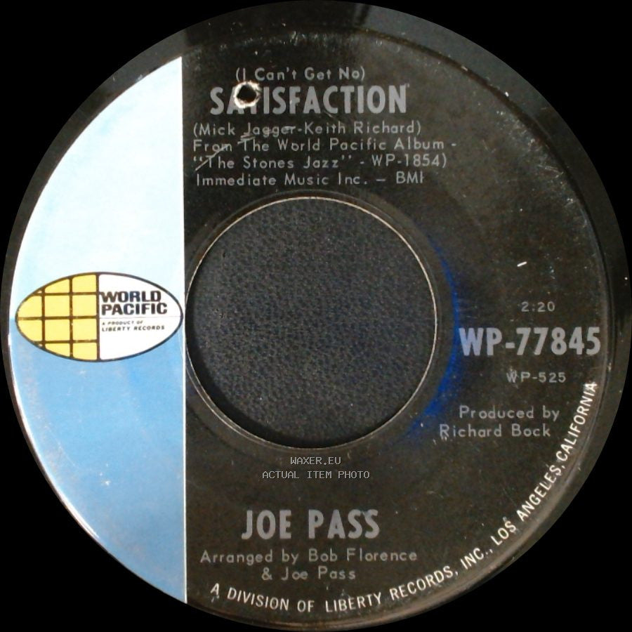 Joe Pass - Play With Fire / (I Can't Get No) Satisfaction side B