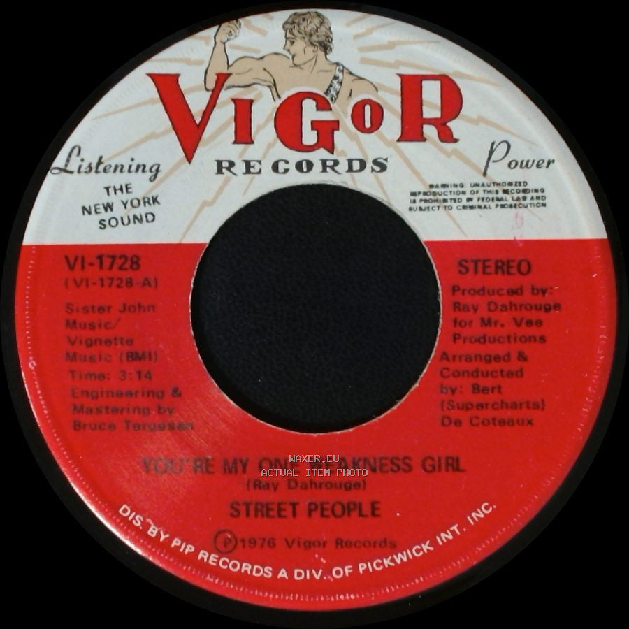 Street People - You're My One Weakness Girl / You're The Girl I Love side A