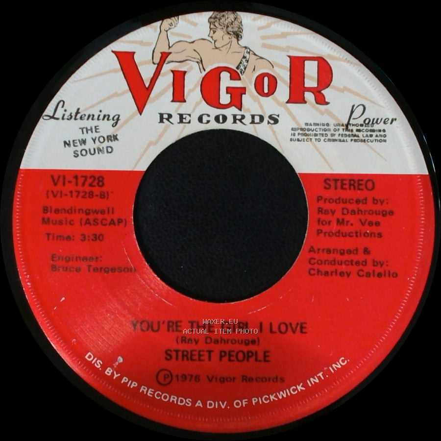 Street People - You're My One Weakness Girl / You're The Girl I Love side B