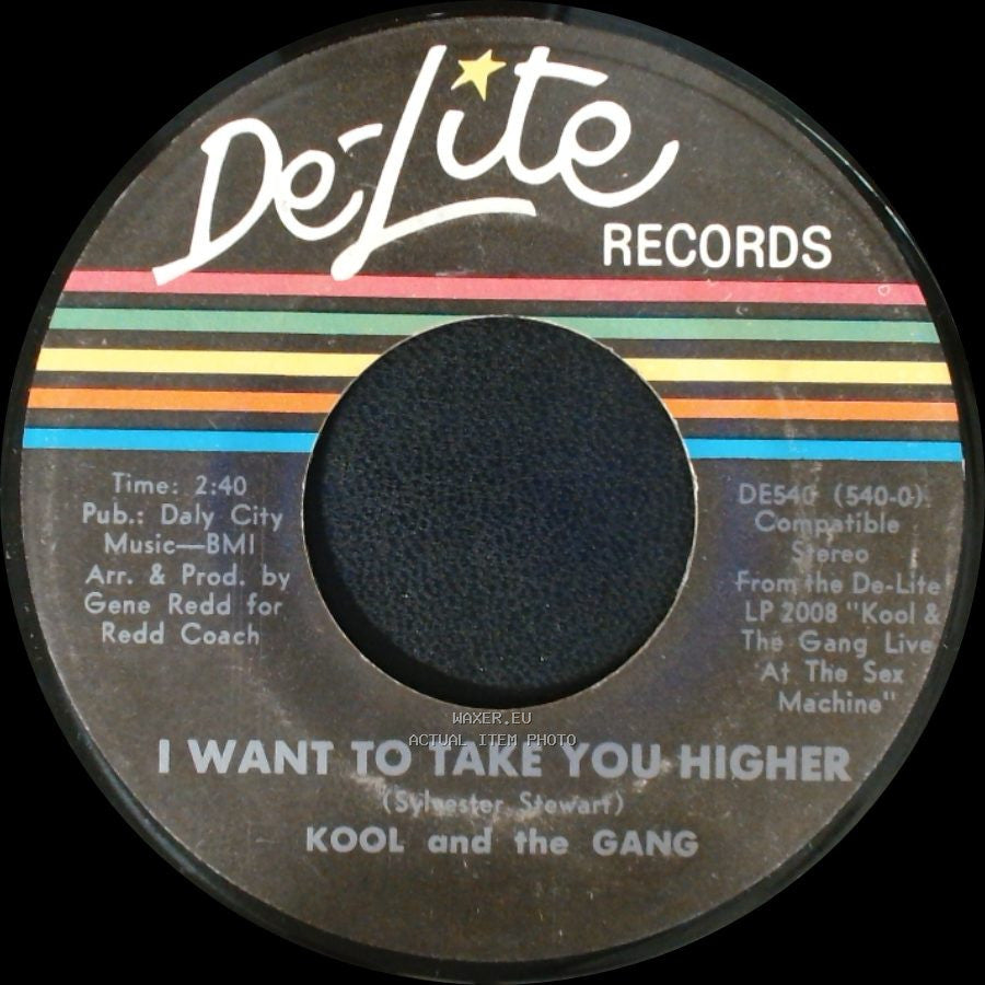 Kool And The Gang - Pneumonia / I Want To Take You Higher side B