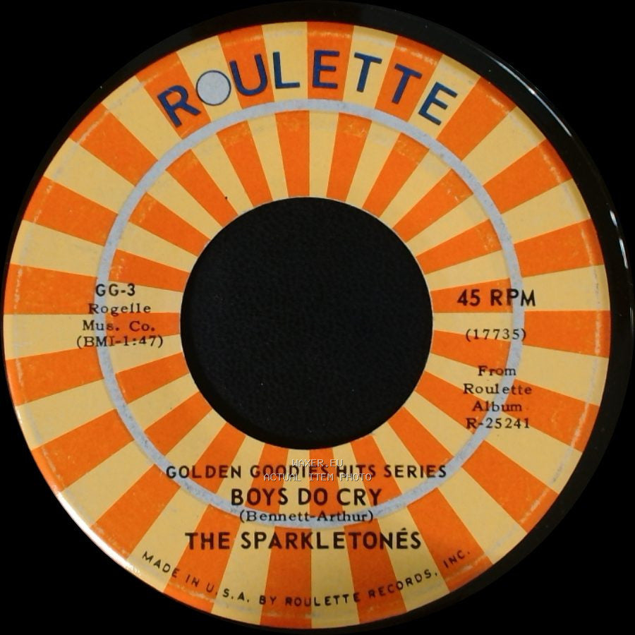 The Tempos / The Sparkletonés - See You In September / Boys Do Cry side B