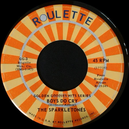 The Tempos / The Sparkletonés - See You In September / Boys Do Cry side B