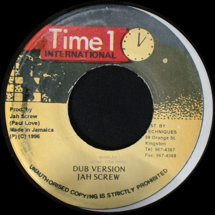 Jah Screw / Barrington Levy Featuring Bounty Killa - Dub Version / Living Dangerously side A