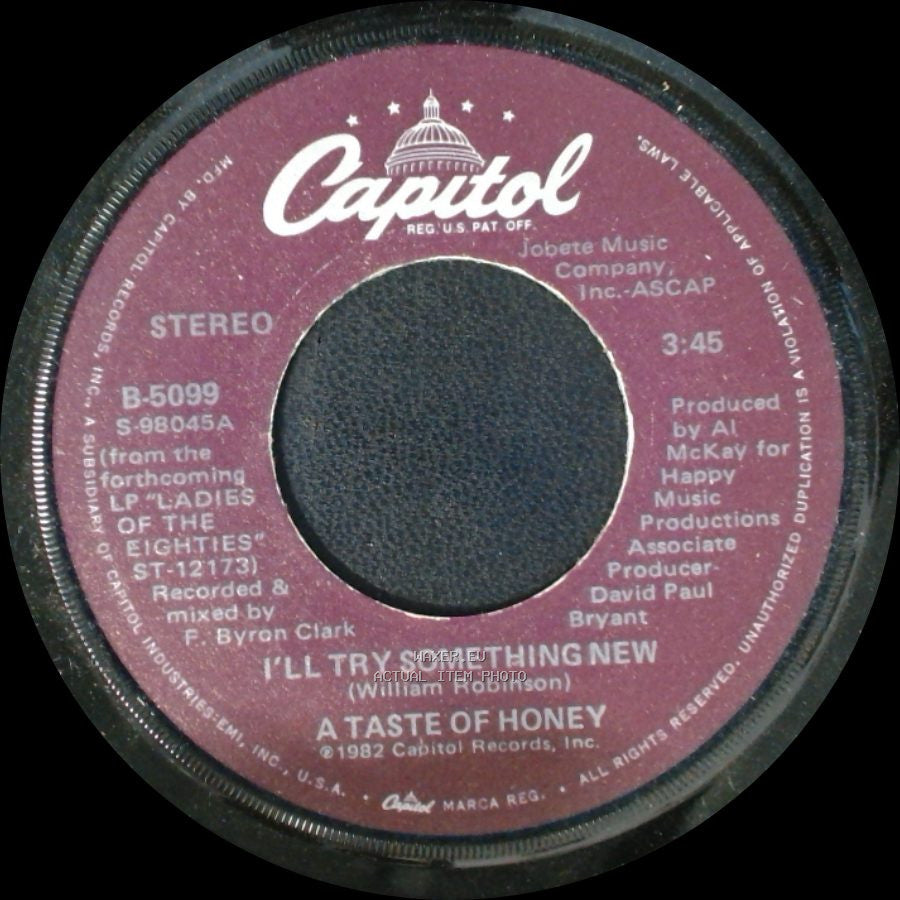 A Taste Of Honey - I'll Try Something New / Good-Bye Baby side A