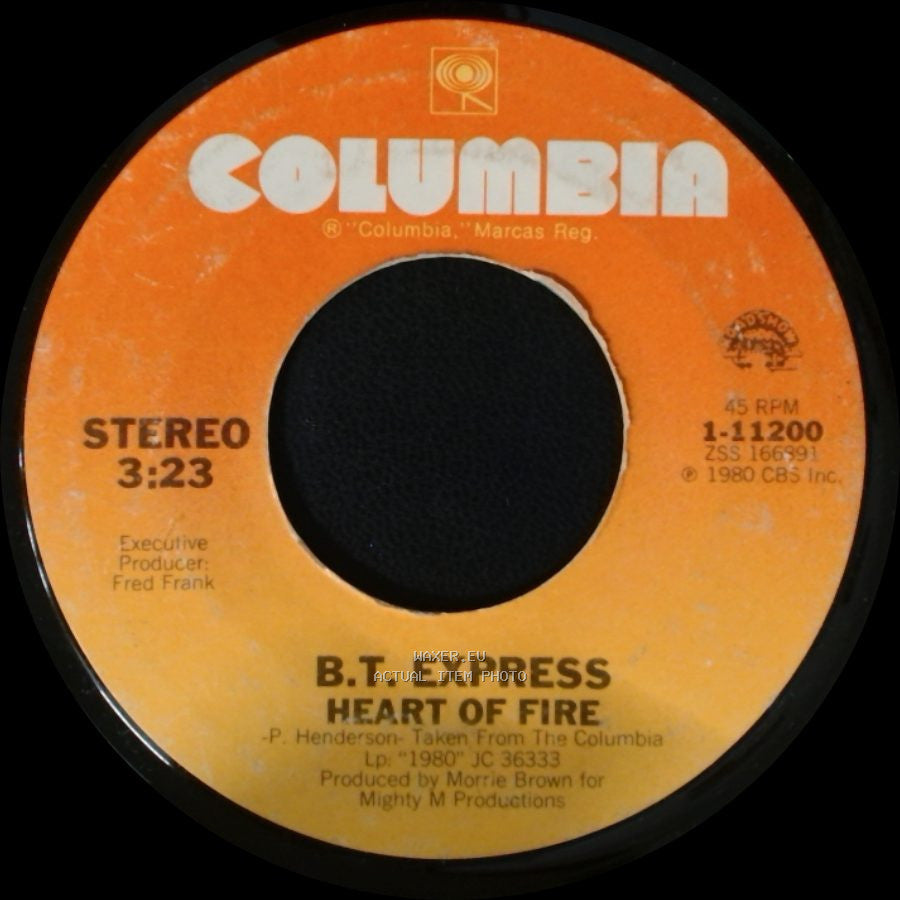 B.T. Express - Heart Of Fire / Give Up The Funk (Let's Dance) side A
