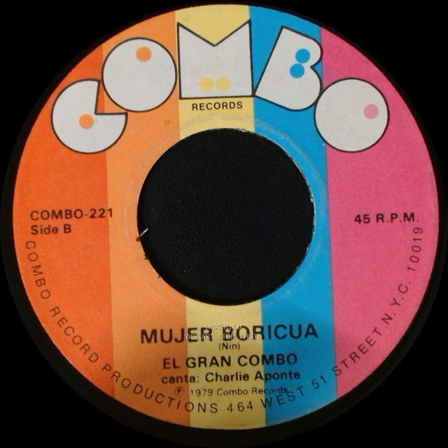 El Gran Combo - Los Celos De Mi Compay / Mujer Boricua side B