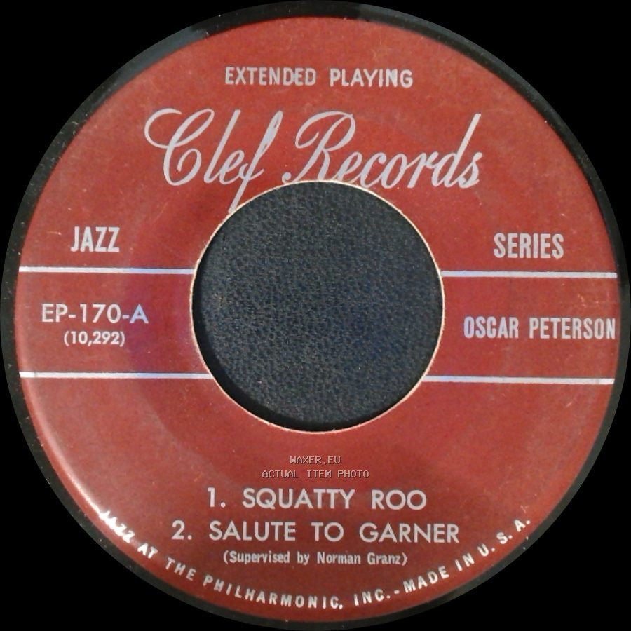 Oscar Peterson - Nameless / How High The Moon / Unknown Title B side B
