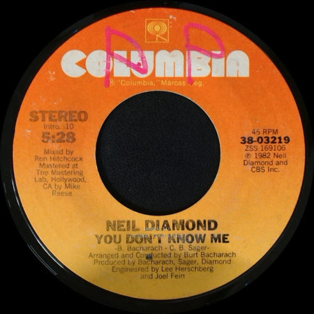 Neil Diamond - You Don't Know Me / Heartlight side A