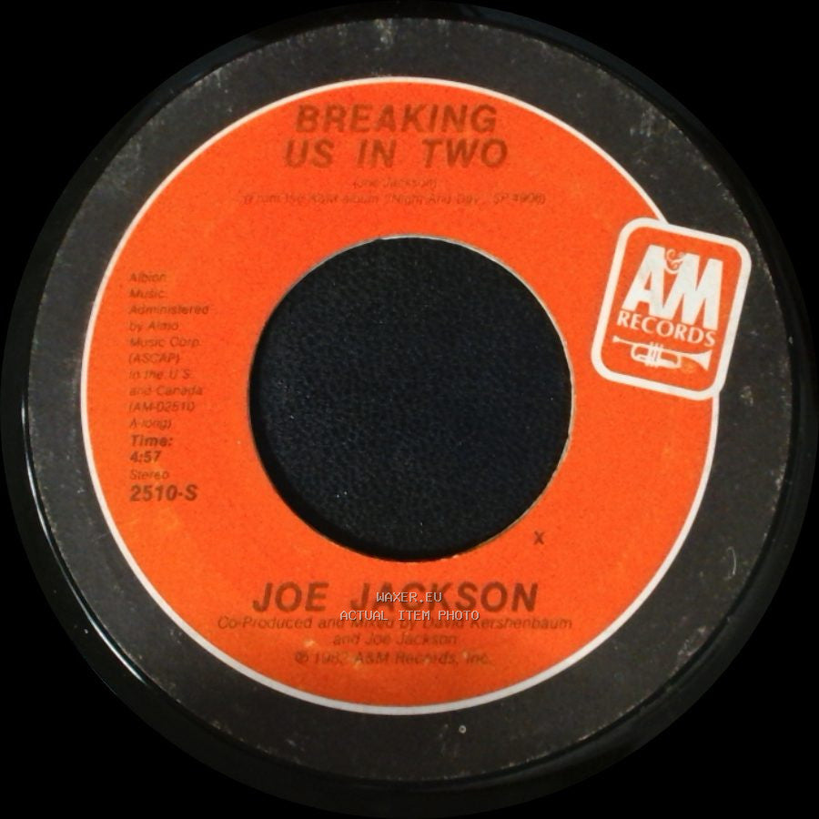 Joe Jackson - Target / Breaking Us In Two side B