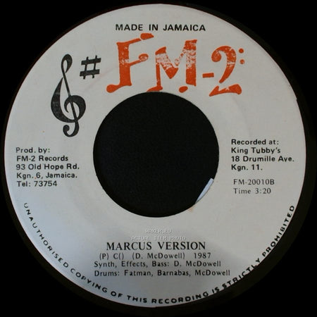 Daddy Marcus - Bagga - Tiger - The Jays / Marcus Version side B