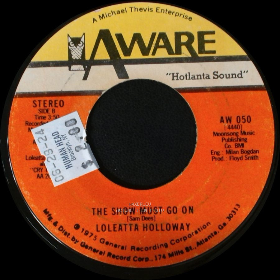 Loleatta Holloway - I Know Where You're Coming From / The Show Must Go On side B