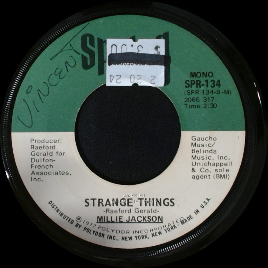 Millie Jackson - Breakaway / Strange Things side B