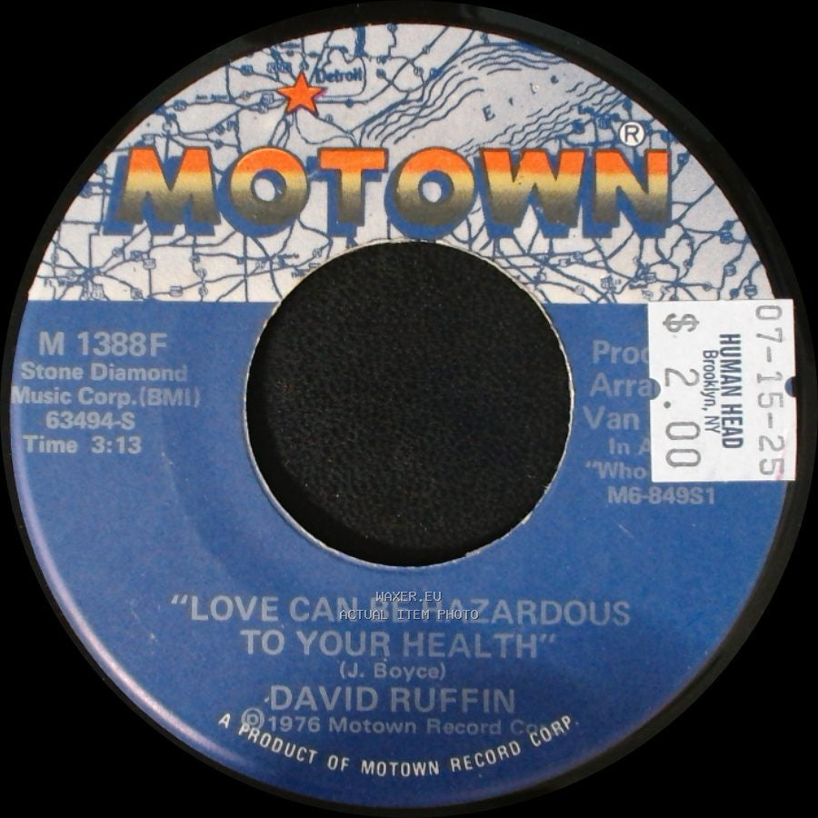 David Ruffin - Love Can Be Hazardous To Your Health / Heavy Love side A