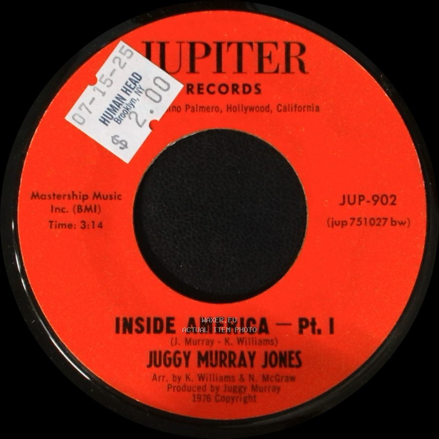 Juggy Murray Jones - Inside America - Pt. I / Inside America - Pt. Ii side A