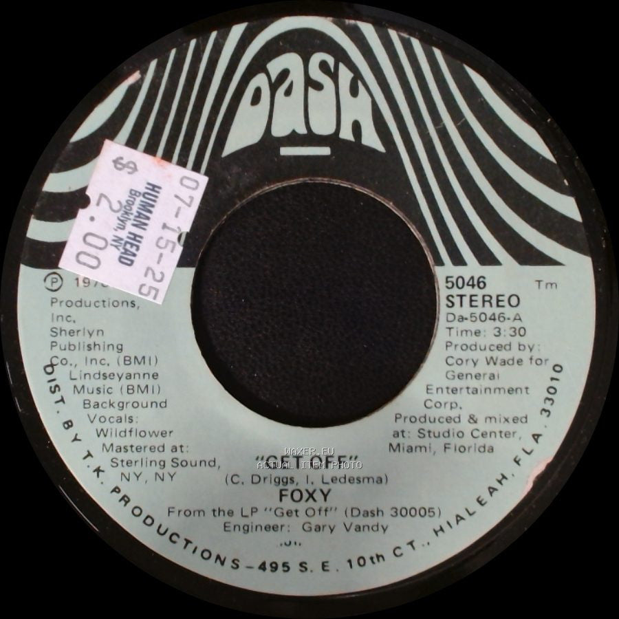 Foxy - Get Off / You Make Me Hot side A