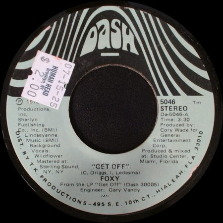 Foxy - Get Off / You Make Me Hot side A