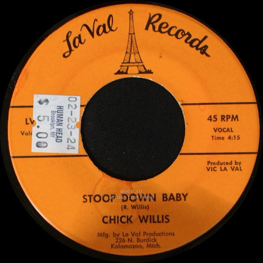 Chick Willis - It Ain't Right / Stoop Down Baby side B