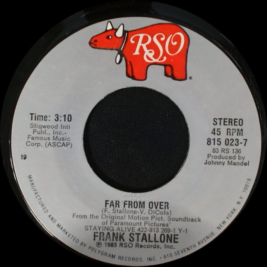 Frank Stallone - Waking Up / Far From Over side B