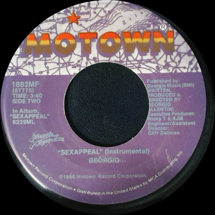 Georgio - Sexappeal / Sexappeal (Instrumental) side B