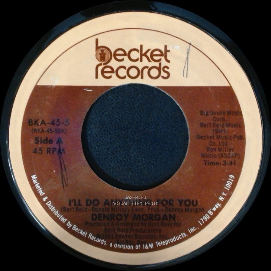 Denroy Morgan - I'll Do Anything For You / I'll Do Anything For You (Instr.) side A