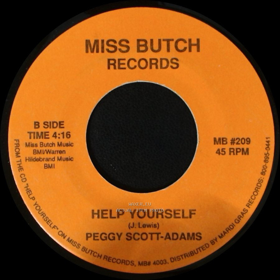 Peggy Scott-Adams - Bill / Help Yourself side B