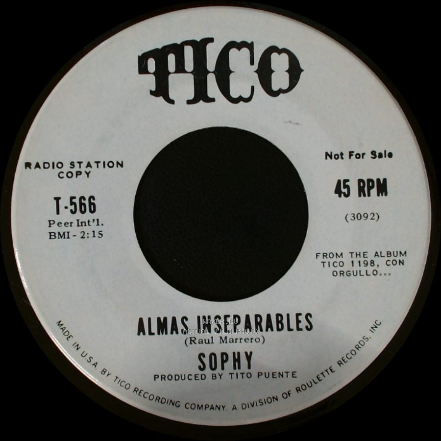 Sophy - Almas Inseparables / Siento side A