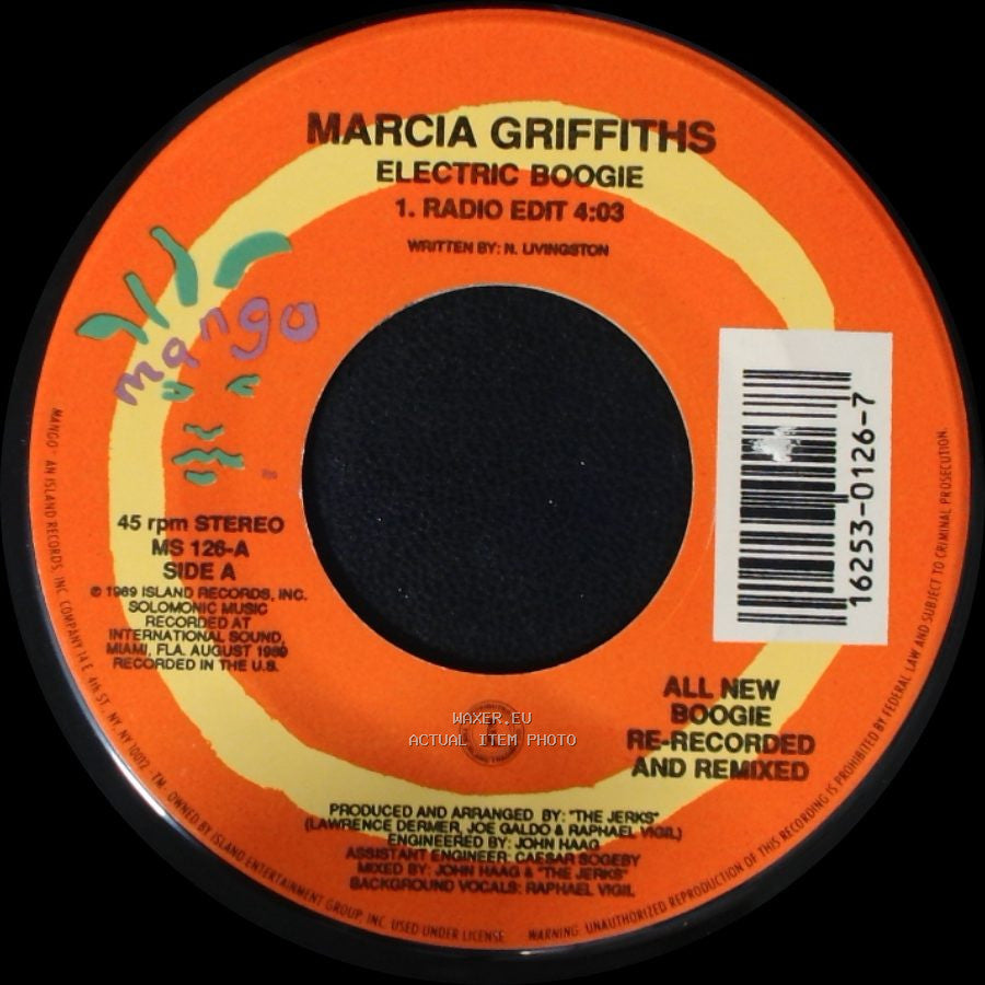 Marcia Griffiths - Electric Boogie / Electric Boogie 1. Instrumental 4:21 side A