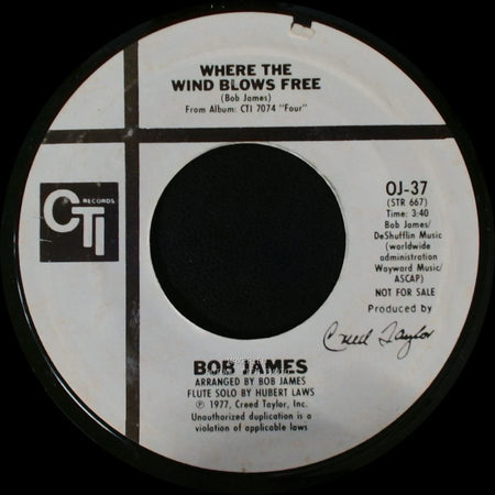 Bob James - Where The Wind Blows Free / El Verano side A
