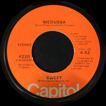 Sweet - Medussa / Action side A