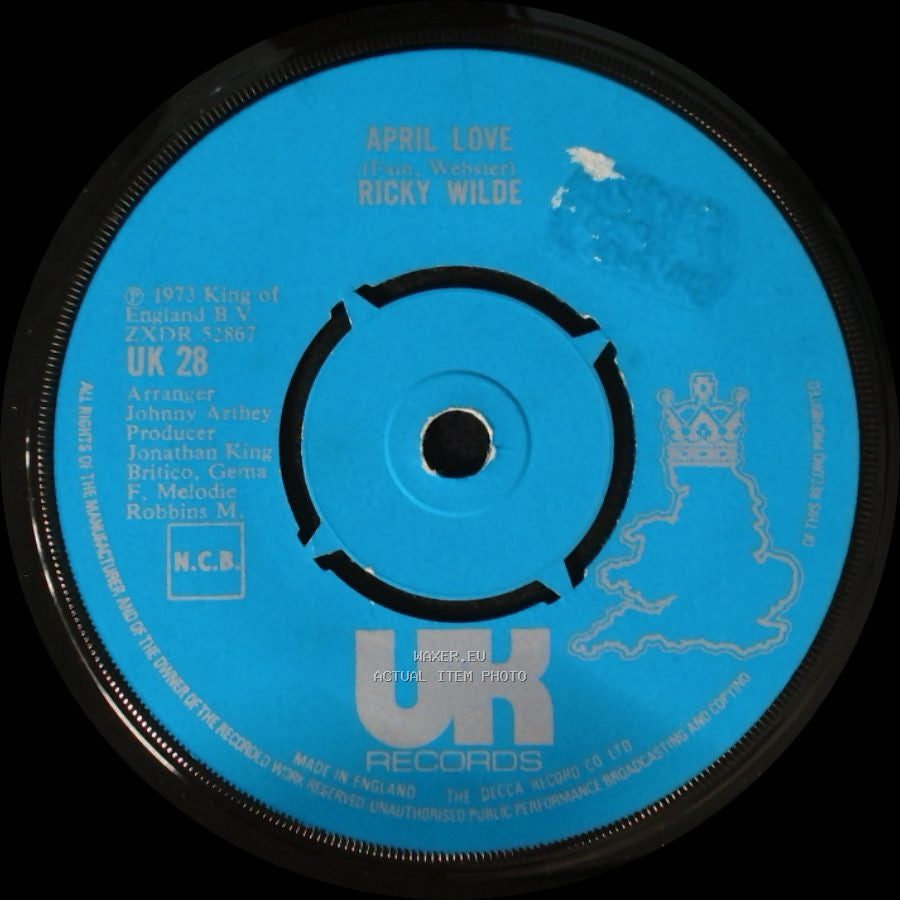 Ricky Wilde - April Love / Round And Round side A