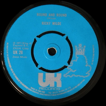 Ricky Wilde - April Love / Round And Round side B