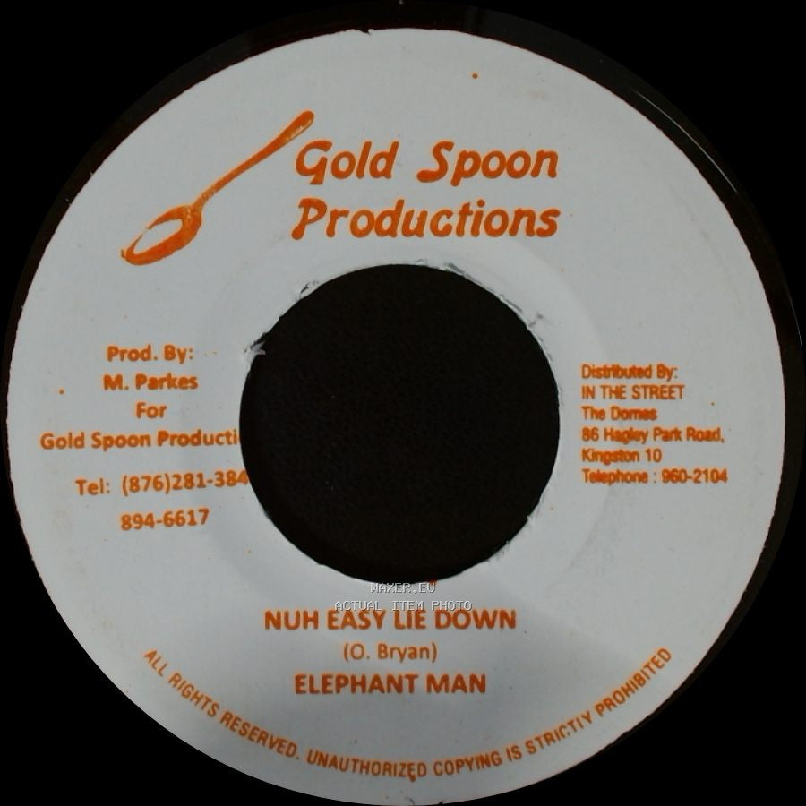 Elephant Man - Nuh Easy Lie Down / Money Pull Up side A
