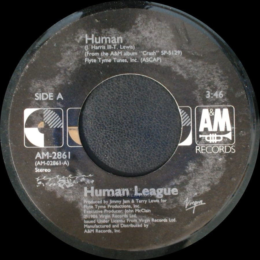 Human League - Human / Human Instrumental Version side A