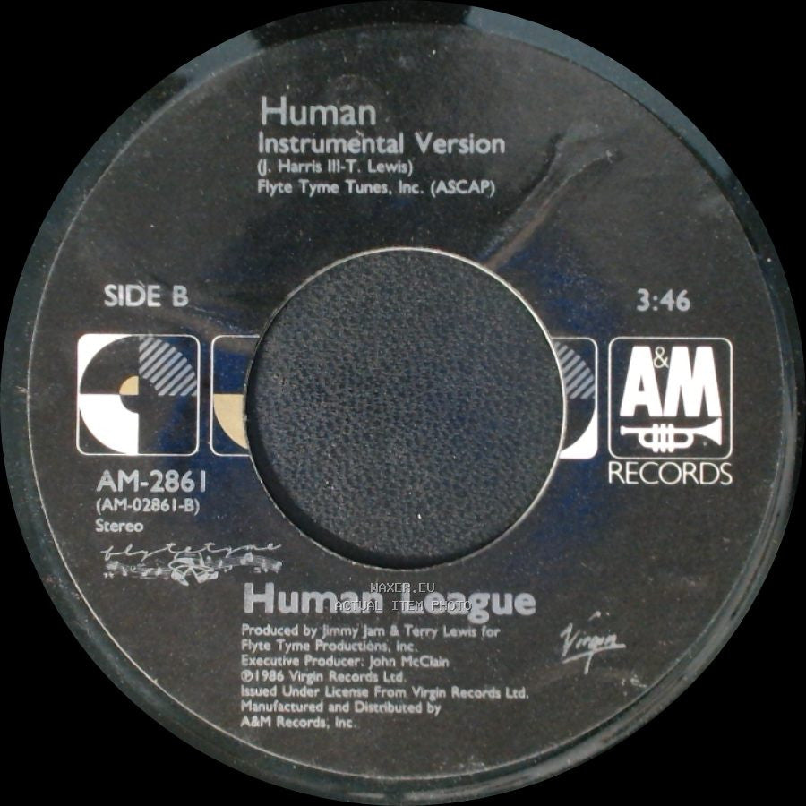 Human League - Human / Human Instrumental Version side B
