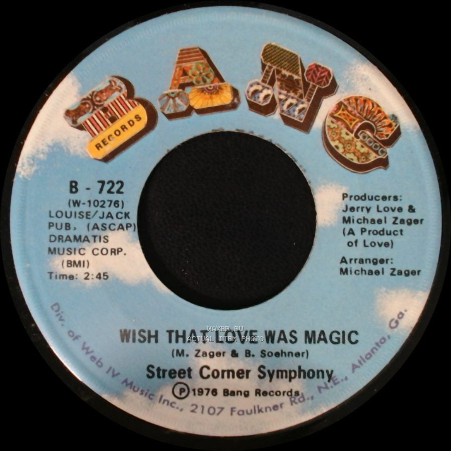 Street Corner Symphony - Wish That Love Was Magic / Nice Guys side A