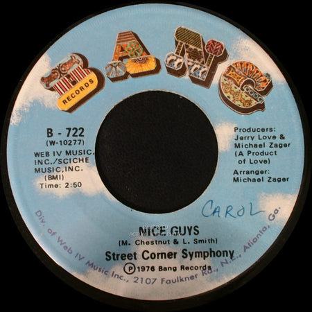 Street Corner Symphony - Wish That Love Was Magic / Nice Guys side B