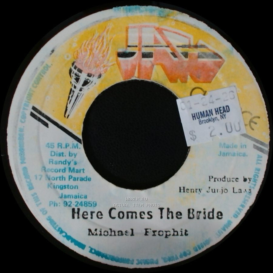Michael Prophet - Bride's Dub / Here Comes The Bride side B