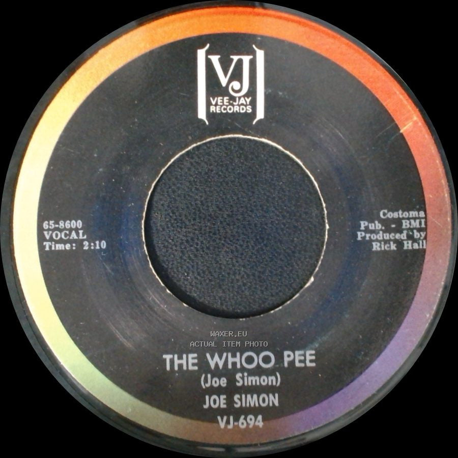 Joe Simon - The Whoo Pee / Let's Do It Over side A