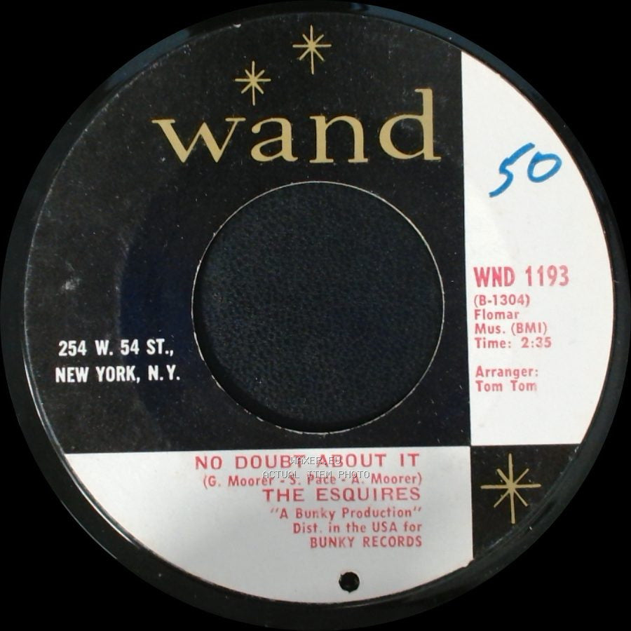 The Esquires - No Doubt About It / "You've Got The Power" side A