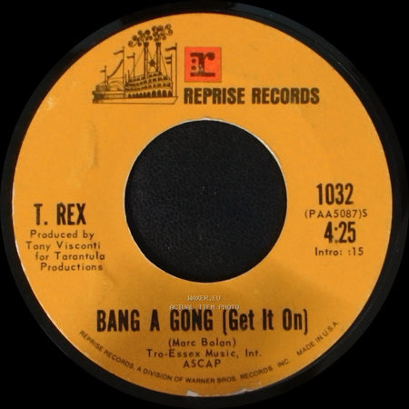 T. Rex - Raw Ramp / Bang A Gong (Get It On) side B