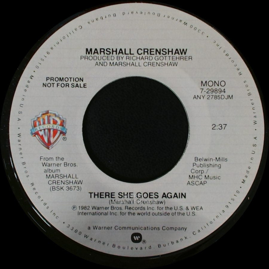 Marshall Crenshaw - There She Goes Again / There She Goes Again side A