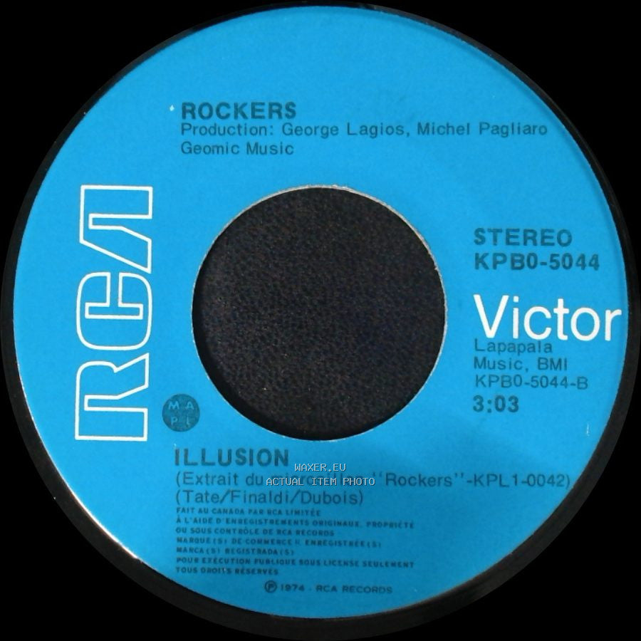Rockers - Illusion / Bebe Tu 'm' Fais Flipper / Quand Tu Joues Mon Gazou side A